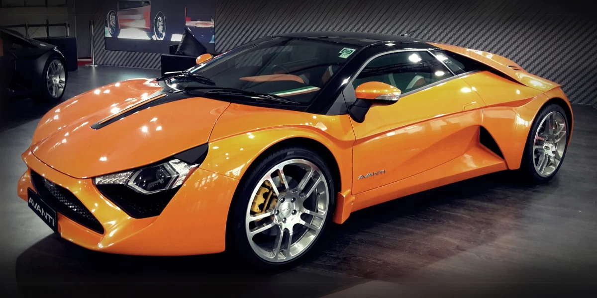 DC Avanti Car Orange Color